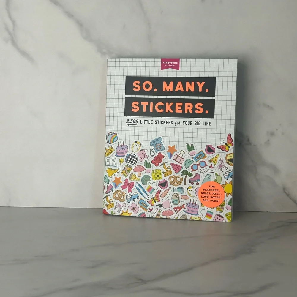 So. Many. Stickers. Book